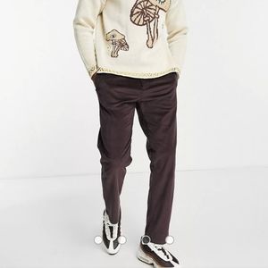 Brand new River Island- men's corduroy, brown, relaxed pants. 34W x 32L